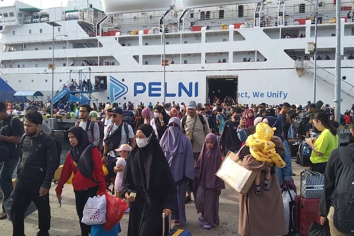 Pelni Prediksi Puncak Arus Balik Lebaran Senin Besok, Lebih dari 25.000 Orang Gunakan Kapal
