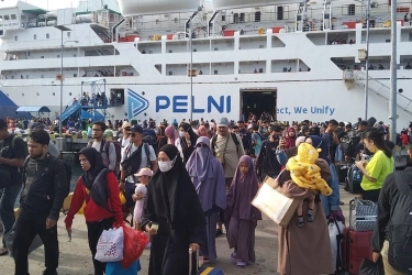 Pelni Prediksi Puncak Arus Balik Lebaran Senin Besok, Lebih dari 25.000 Orang Gunakan Kapal