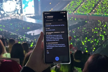Takut Kendala Bahasa saat Nonton Konser di Luar Negeri? Coba Fitur Samsung S25 Ultra Ini