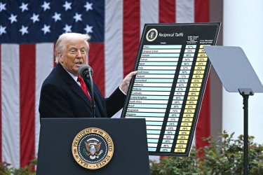 Trump Ancam Tarif Tambahan 50 Persen untuk China jika Tak Cabut Tarif Balasan