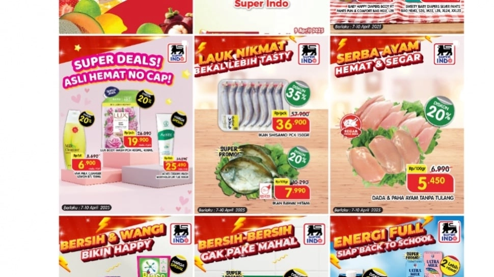 Promo Superindo April 2025 Terbaru, Cek Diskon Susu dan Sembako di Sini!