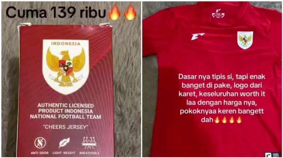 Cara Mendapatkan Jersey Timnas di Indomaret, Ini Bedanya dengan Versi Lain