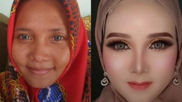 Transformasi Perempuan Dirias ala Arabian Look, Hasilnya Bikin Super Pangling