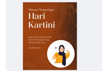 50 Link Twibbon Hari Kartini untuk Rayakan Emansipasi Wanita