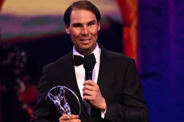 Rafel Nadal Terima Penghargaan Laureus Sporting Icon