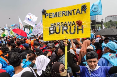 Ikut Hadiri Peringatan May Day 2025, Puan Ingin Negara Pro Buruh