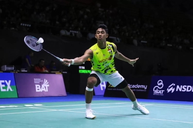 Kalahkan Anders Antonsen di Piala Sudirman 2025, Alwi Farhan Mengaku Hanya Andalkan Fighting Spirit
