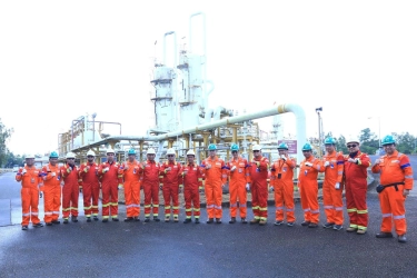 Bahlil Tinjau Operasi Hulu Migas PHM, Tegaskan Komitmen Tingkatkan Produksi Energi Nasional