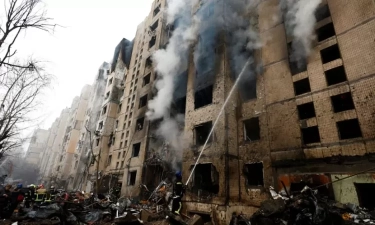 Drone Rusia Hantam Kyiv, 11 Orang Luka-luka