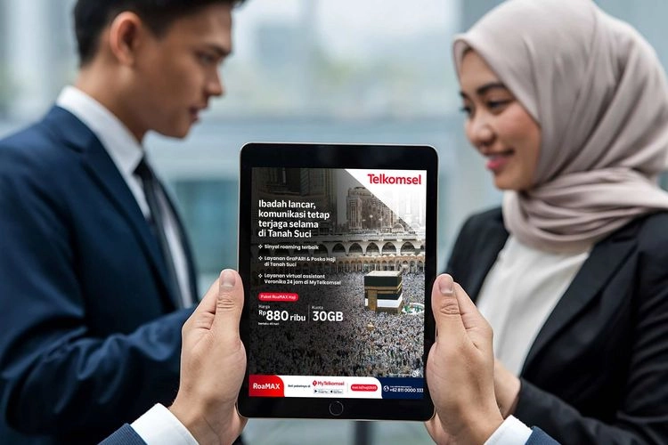 Telkomsel Hadirkan Paket Roaming Haji, Kuota hingga 40 GB Harga mulai Rp 500.000