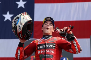 Marc Marquez Memang Jagonya Sprint, Kalahkan Legenda Balap Sepeda Mark Cavendish di Le Mans