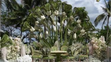 Makna Sakral 4 Tanaman yang Ada di Dekorasi Pernikahan Luna Maya dan Maxime Bouttier