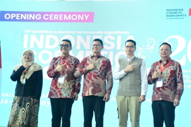 PERKOSMI Gelar Indonesia Cosmetic Ingredients, Gandeng 122 Perusahaan Dalam Negeri dan Luar Negeri