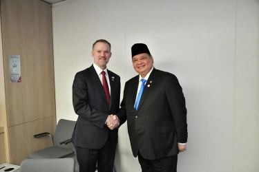 Bertemu Perwakilan Perdagangan AS di Paris, Menko Airlangga: Kami Siap Berdialog dan Negoisasi