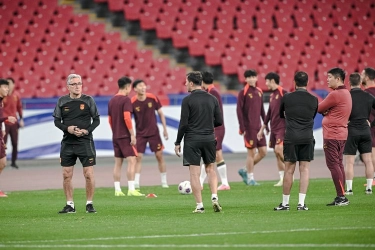 China Siap Hadapi Timnas Indonesia, Latihan Perdana Digelar Tertutup