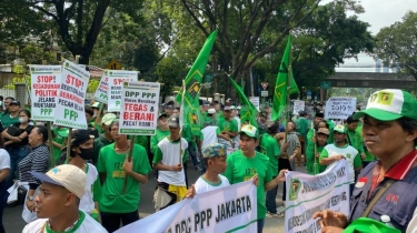 Markas DPP PPP Digeruduk Kader, Tuntut Rommy Dipecat!