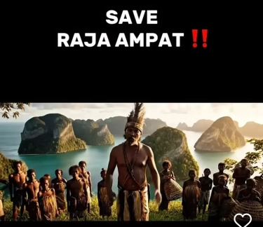 Warga Asli Papua Suarakan Penolakan Tambang Nikel di Raja Ampat Lewat AI