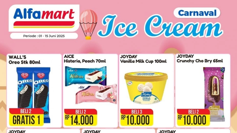 Promo Alfamart Long Weekend: Serbu Camilan hingga Es Krim Murah untuk Stok Selama Liburan
