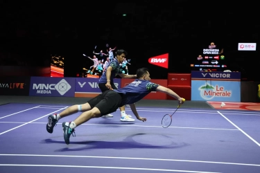 Sabar Karyaman Gutama dan Mohammad Reza Pahlevi Isfahani: Pasangan Non-Pelatnas PBSI yang  Jadi Asa Terakhir Merah-Putih di Final Indonesia Open 2025