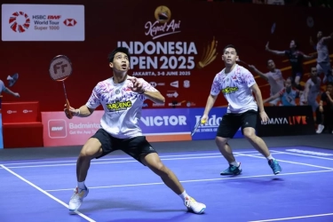 Tegangan Baru Hendra Setiawan dan Perjalanan Ajaib Sabar/Reza Menuju Final Indonesia Open 2025
