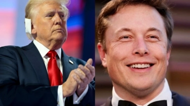 Elon Musk dan Donald Trump 