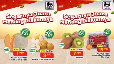 Katalog Promo Superindo Hari Ini 9 Juni 2025, Diskon hingga 45% untuk Buah-buahan