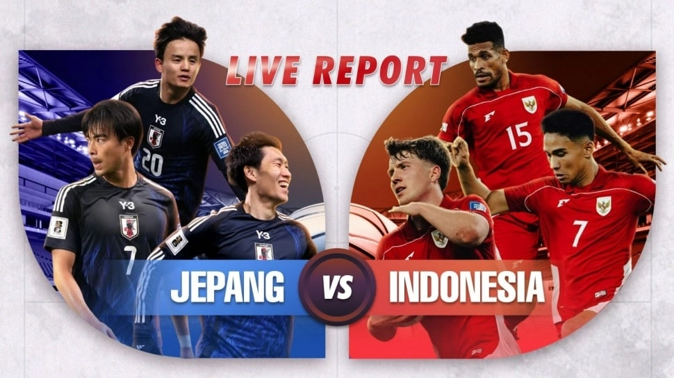 LIVE REPORT: Jepang vs Timnas Indonesia di Kualifikasi Piala Dunia 2026