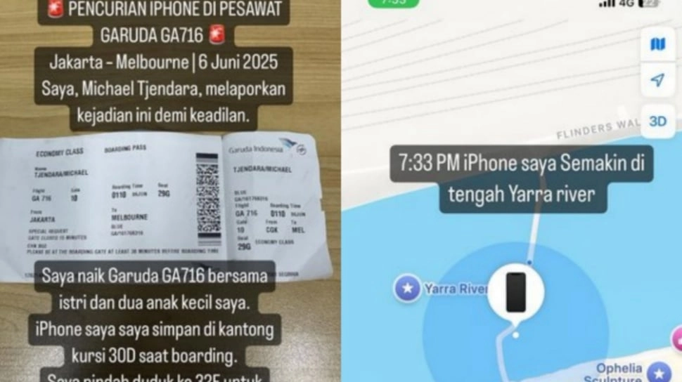 Viral! iPhone Raib di Garuda, Terdeteksi di Hotel Kru: Kini Dibebastugaskan!