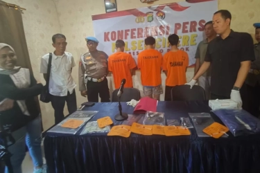 Komplotan Spesialis Curanmor Gasak 16 Motor, Tiga Pelaku Dibekuk Polsek Cinere Depok