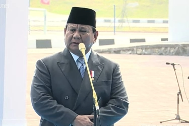 Momen Saling Puji Prabowo-SBY Saat Resmikan Kampus Unhan