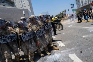 Keluarga Tentara Resah karena Prajurit Garda Nasional dan Marinir Mendapat Tugas Amankan Los Angeles 