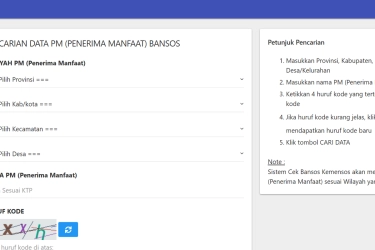 Cara Cek Bansos Kemensos 2025, Ini Panduan lewat Website dan Aplikasi