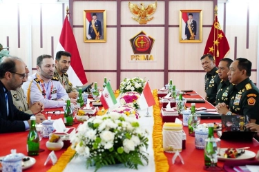 Panglima TNI Jajaki Kerja Sama Militer dengan Sejumlah Negara dalam Ajang Indo Defence