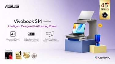 ASUS Vivobook S14 (S3407QA): Laptop AI Ramping untuk Mobilitas dan Produktivitas Seharian