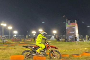 Trial Game Dirt 2025 di Sidoarjo, Crosser Muda Ananda Rigi Aditya Bertekad Masuk Tiga Besar