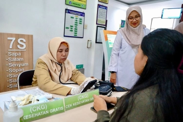 Cek Kesehatan Gratis Temukan 50 Persen Perempuan Alami Obesitas Sentral