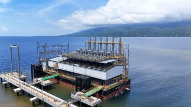 PLN Indonesia Power Resmi Operasikan Pembangkit Terapung, Suplai Sistem Kelistrikan Sulsel