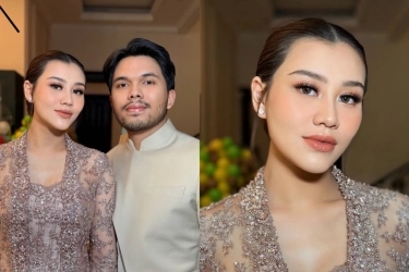 Hadir di Pernikahan Al Ghazali dan Alyssa Daguise, Aaliyah Massaid Berkebaya