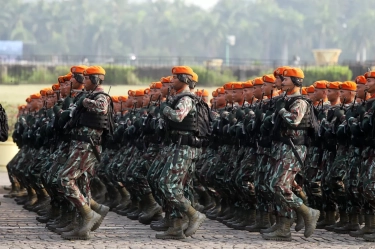 Pasukan Khusus Kopasgat  TNI AU Turun Gunung Tangani Ancaman Bom Pesawat Jemaah Haji Saudi Airlines