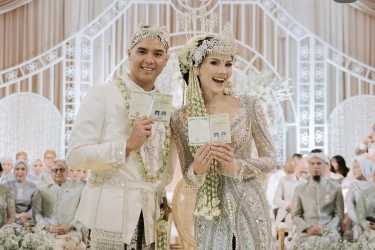 Perhiasan Alyssa Daguise Saat Akad Nikah dengan Al Ghazali, Capai Ratusan Juta