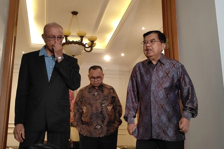 Usai Prabowo Putuskan Sengketa 4 Pulau, JK Terima Wali Nangroe Aceh