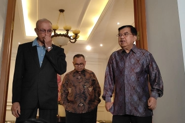 Usai Prabowo Putuskan Sengketa 4 Pulau, JK Terima Wali Nangroe Aceh