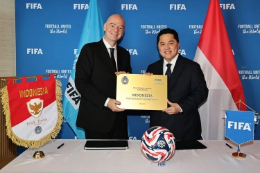PSSI Terima Penghargaan Emas di Ajang FIFA Forward Awards
