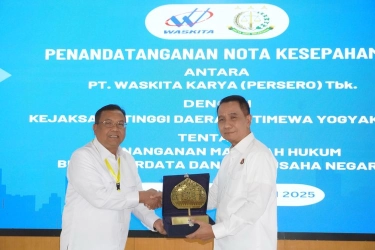 Perkuat Penanganan Masalah Hukum, Waskita Karya Teken Kerja Sama dengan Kejati DIY