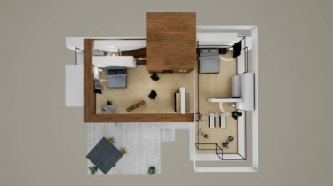 4 Desain Rumah Minimalis 2 Kamar 6x8, Plus Ongkos Tukang Bangunan di Jakarta