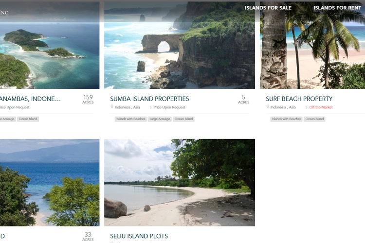 Ini 5 Pulau di Babel hingga NTB yang Dijual ''Private Islands Online''