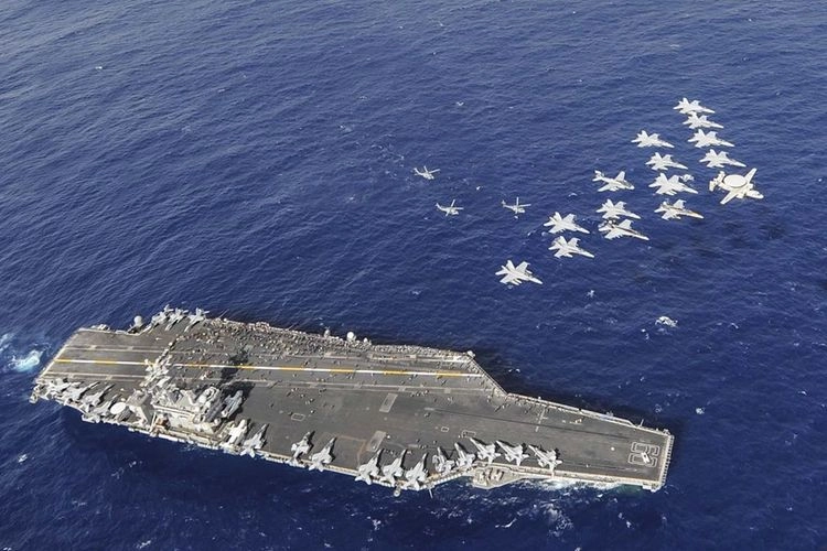 Kapal Induk AS USS Nimitz Lewati Perairan Indonesia Tanpa Sinyal, TNI AL: Berlaku Hak Lintas Damai