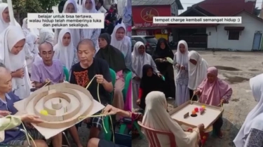 Panutan! SMK Ini Bawa Siswa Study Tour ke Panti Jompo, Reaksi Lansia Bikin Haru