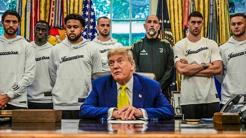 Respons Pemain Juventus usai Dipaksa Dengarkan 'Khotbah' Donald Trump Soal Iran-Israel