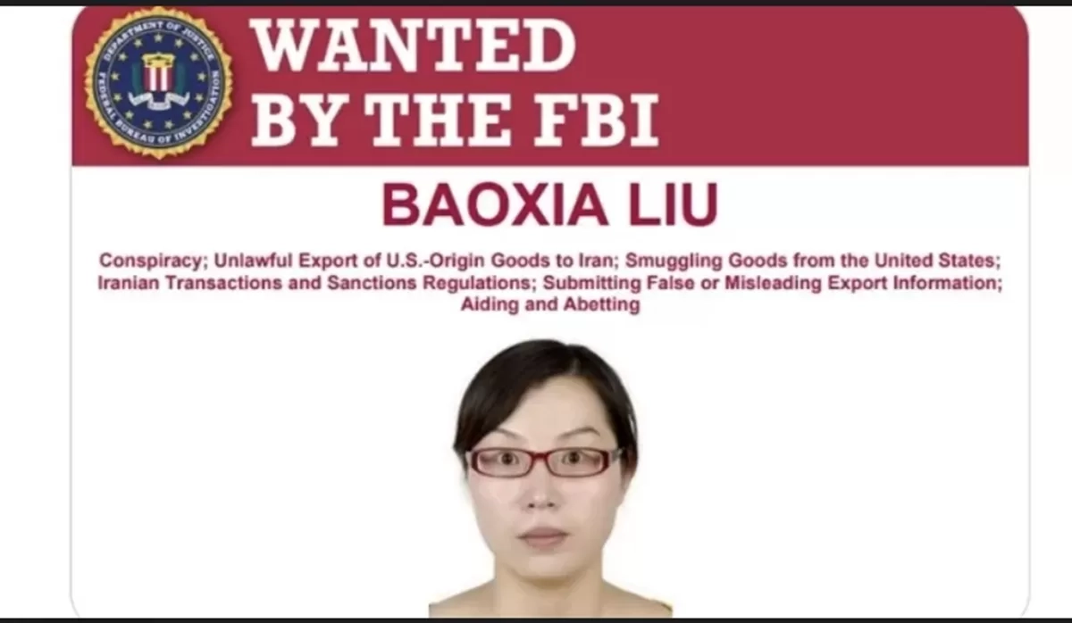 Buronan Paling Dicari FBI: Perempuan Tiongkok Berharga Rp 245 Miliar, Diduga Pasok Teknologi Canggih dari AS ke Iran untuk Produksi Senjata